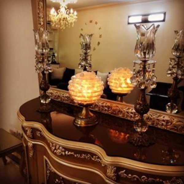چراغ سنگ نمک شیشه آلمانی A-۰۰۴