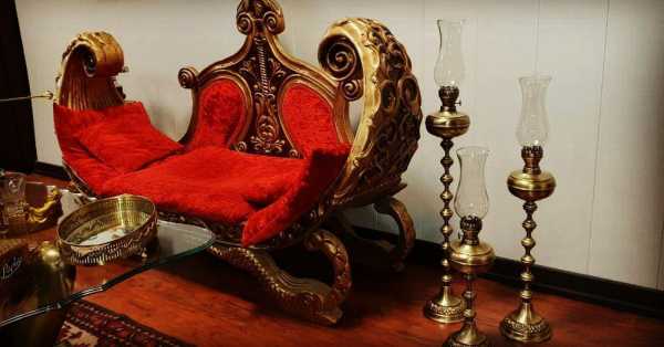 کنار سالنی برقی سه تایی پایه آنتیک A-۰۱۸