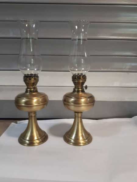 گرد سوز شمعی، پایه بلند ساده، طلای، شیشه ساده کد: A-۰۳۰