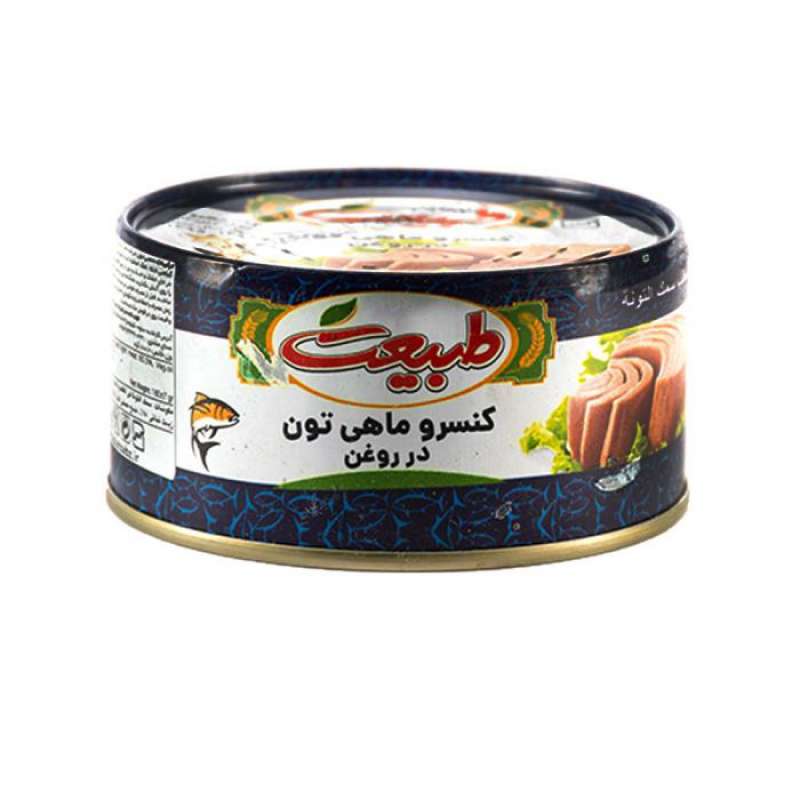 تن ماهی ۱۸۰ گرم طبیعت در روغن گیاهی