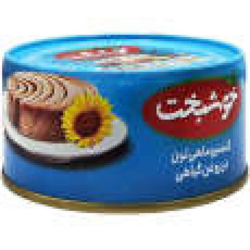 تن ماهی ۱۸۰ گرم خوشبخت در روغن گیاهی