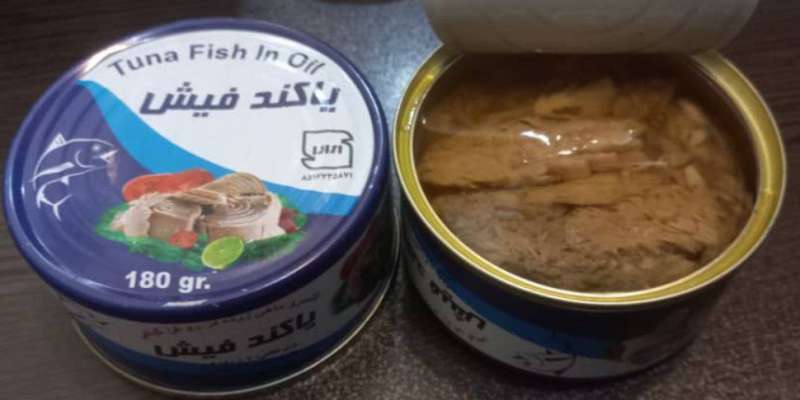 کنسرو تن ماهی زرده ۱۸۰ گرم یاکند فیش