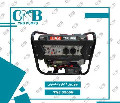 قیمت موتور برق بنزینی خانگی ۳۰۰۰ وات TSJ۳۵۰۰E